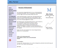 Tablet Screenshot of mell-partner.com